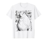 Chonkers The Massive 2000-Pound Sea Lion Ink Sketch Maglietta