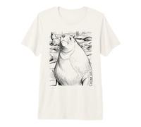 Chonkers The Massive 2000-Pound Sea Lion Ink Sketch Maglietta Premium