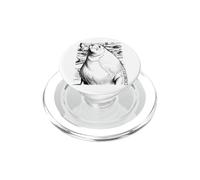 Chonkers The Massive 2000-Pound Sea Lion Ink Sketch PopSockets PopGrip per MagSafe