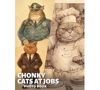 Chonky Cats at Jobs Photo Book: 40 Fun Pictures Capturing Cats In Occupations, Perfect For Laughs And Cat Lovers
