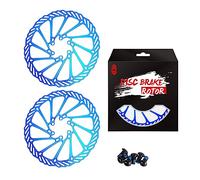 Chooee Disco freno per bicicletta 160 mm/180 mm/203 mm, 2 dischi freno per bicicletta da corsa, mountain bike, MTB, BMX.
