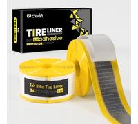 Chooee Rivestimento autoadesivo per pneumatici della bicicletta, 23 mm, protezione piatta per MTB da 28 pollici, cinghia anti-foratura per bici da strada/ghiaia 700c