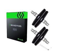 Chooee V-Brake - 2 paia di pastiglie freno per Shimano, 70 mm, colore: Nero