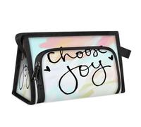 Choose Joy Art Borsa da toilette da viaggio per donne, uomini, ragazze e ragazzi, borsa multifunzionale per il trucco, per lavare articoli da toeletta e cosmetici, borsa da doccia, Colore, M,