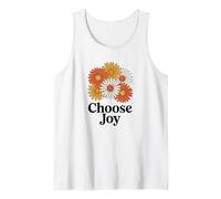 Choose Joy - Mazzo di Fiori con Margherite retrò Canotta
