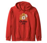Choose Joy - Mazzo di Fiori con Margherite retrò Felpa con Cappuccio