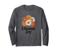 Choose Joy - Mazzo di Fiori con Margherite retrò Maglia a Manica