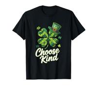 Choose Kind Puzzle Shamrock - Autism Awareness Irish Clover Maglietta