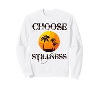 Choose Stillness Meditation Yoga Mindfulness Mental Health Felpa