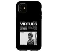 Choose Virtue Over Comfort Marcus Aurelius Stoic Uomo Donna Custodia per iPhone 11