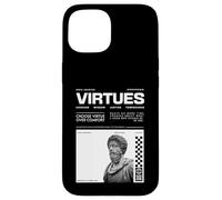 Choose Virtue Over Comfort Marcus Aurelius Stoic Uomo Donna Custodia per iPhone 15