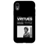Choose Virtue Over Comfort Marcus Aurelius Stoic Uomo Donna Custodia per iPhone XR