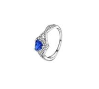 CHOOSE YOUR COLOR Heart Knot Promise Ring 925 Sterling Silver CZ Female Calze a righe Bambini, C, Argento, Nessuna pietra preziosa