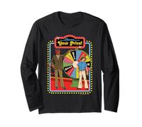 Choose Your Prize Satan Retro Vintage Funny Adult Humor Maglia a Manica