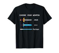 Choose Your Weapon Java Coder Software Engineer Developer Maglietta