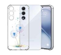 ChoosEU Trasparente Custodia per Samsung Galaxy A35 5G Sottile TPU Silicone Cover Disegni Colorate Fiore Fiori Motivo per Ragazza Donne Antiurto Protettiva Case Morbido Custodie - Blu Dente di leone