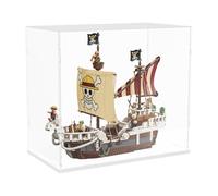 Choowin Espositore in acrilico per Lego One Piece Going Merry Pirate Ship 75639 per Lego Pirate Ship 31387 Espositore trasparente ispessito per oggetti da collezione Scatola da esposizione antipolvere