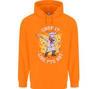 Chop It Like Its Hot Divertente Chef Cuoco BBQ Bambini Felpa con Cappuccio