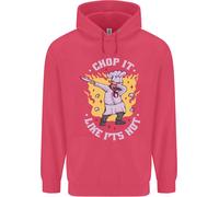 Chop It Like Its Hot Divertente Chef Cuoco BBQ Bambini Felpa con Cappuccio