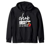 Chop It Like Its Hot Pepper - Divertente Costume da Chef Felpa con Cappuccio