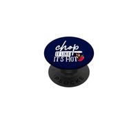 Chop It Like Its Hot Pepper - Divertente costume da chef PopSockets PopGrip Adesivo