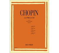Chopin 24 Preludi Op. 28 per Pianoforte Edizione Brugnoli | Repertorio Romantico Classico | Livello Intermedio Avanzato | Studenti Insegnanti Conservatorio Tecnica Interpretazione | Spartito Ricordi