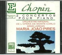 CHOPIN CONCERTO POUR PIANO ET ORCHESTRE : N° 1 en mi mineur op 11 - N° 2 enfa mineur op 21