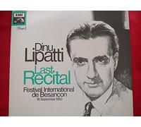 CHOPIN Fryderyk (Polonia); MOZART Wolfgang Amadeus (Austria); BACH Johann Sebastian - Last Recital - Festival International de Besancon 16 September 1950--Vinyl LP-EMI-CHOPIN Fryderyk (Polonia); MOZART Wolfgang Amadeus (Austria); BACH Johann Sebastian-LIPATTI Dinu (pianoforte)