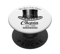 Chopin Poeta del Pianoforte Musica Classica PopSockets PopGrip Adesivo