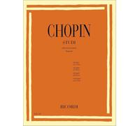 CHOPIN Studi per Pianoforte Brugnoli | Livello Avanzato Op. 10 Op. 25 | Tecnica Studio Esercizi Progressivi Studenti Insegnanti Conservatorio | Repertorio Pianoforte Classico | Spartito Ricordi