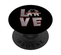 Chopper Biker Gnomes Love Riding Motorcycle - Skull Gnomie PopSockets PopGrip Adesivo