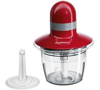 Chopper BOSCH MMR08R2 Rosso/Grigio 400 W - 0,8 L - Coltello Inox - Batterista A