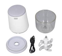 Chopper vegetale, aglio elettrico da 300 ml di aglio elettrico mini robot da cucina a cordone facilmente tritare il produttore di alimenti per bambini piccoli per alimenti (Bianco)