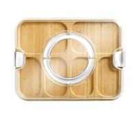 Chopping Board - Charcuterie Boards Kitchen Chopping Block Durable Bamboo, Multi-Use Storage Container, Serving Tray With Lid | Cheese Boards For Camping Home Outdoor Party