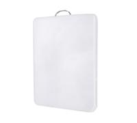 Chopping Board, Non-Slip Cutting Board with Easy Grip Handle and SmoothSurface, Kitchen Tray Mat for Slicing Meat Cheese Pizza Food at Home Apartment or Restaurant Use, White