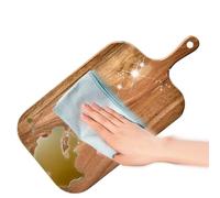 Chopping Board, Wood Cutter Board, 16,14 x 4,72 x 0,591 pollici Double-Sided Cheese Bistecca Plates, Natural Wooden, Space-Saving Handle, Cutting Tray for Serving and Meal Prep Use