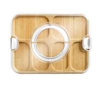 Chopping Boards for Kitchen, Wooden Cutting Board Chopping Block, Serving Tray with Compartment Lid for Charcuterie, Meat, Cheese, Fruit, Party, Housewarming, Home