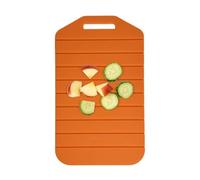 Chopping Mat =- Ilicone Cutting Board 14.1x24.2cm | Flexible Double-Sided Chopping Mat, Non-Slip Foldable Kitchen Mayt For Home, Camping, Restaurant, Dormitory, Counter Use