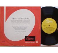 Chor der Stuttgarter Volksmusikschule, Südwestdeutscher Singkreis Dirigent: Luis Steiner - Fahrten- und Wanderlieder genähte Außen-Schutzhülle Europäischer Phonoklub Opera # 3249 Chor der Stuttgarter Volksmusikschule, Südwestdeutscher Singkreis Dirigent: Luis Steiner