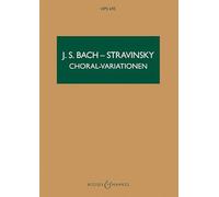 Choralvariationen: über das Weihnachtslied "Vom Himmel hoch da komm' ich her" (J.S.Bach). HPS 695. mixed choir and orchestra. Partition d'étude.