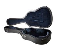 Chord Custodia rigida per chitarra acustica western, in polipropilene espanso ultra leggero, adatta per chitarre Dreadnought, Grand Auditorium e OM | Chiudibile con tracolla e interno felpato