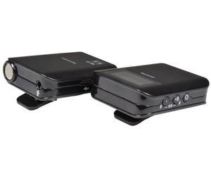 Chord | LM58 Microfono Lavalier compatto wireless Trasmettitore e ricevitore Set perfetto per Smartphone Fotocamera Podcast Intervista, YouTube e Facebook Live