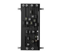 Chord Presser - Strumento per chitarra tascabile in ABS nero, di apprendimento dei tasti, per la pratica per principianti, dispositivo per semplificare gli accordi | Sviluppo di