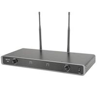 Chord - Sistema microfono wireless con fascia da collo e risvolto UHF 863,8 MHz + 864,8 MHz