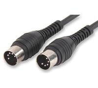 CHORD - Spina MIDI DIN a 5 pin da 180 gradi per collegare il cavo, 0,75 m