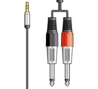 Chord Stereo Minijack To 2 Mono Jack Lead 1.5M