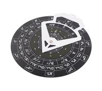 Chord Wheel - Poster di teoria musicale da parete - Libro portatile per esercitarsi per imparare adulti principianti strumento