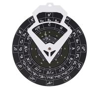 Chord Wheel | Poster di teoria musicale e disco di apprendimento montato a parete | Allenatore portatile di teorie per adulti e principianti | Assistente musicale in materiale PC per pratica e