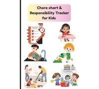 Chore Chart & Responsibility Tracker for Kids: Weekly Habit Tracker with Reward Stars - Teach Accountability at Home (Ages 4 - 10)