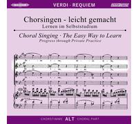 Chorstimme Alt (2 C Chorsingen - leicht gemacht VERDI REQUIEM CHORSTIMME A (CD)